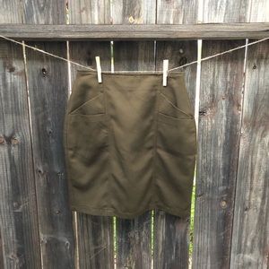 Vintage Know How Military Style Skirt - Med